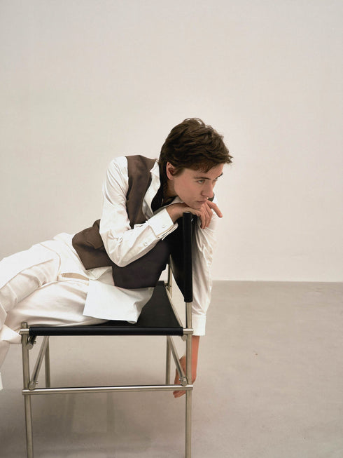 Maelis Tailored Wool Vest