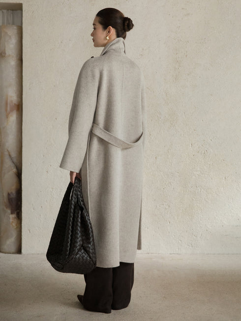 Avrel Draped Wool Coat