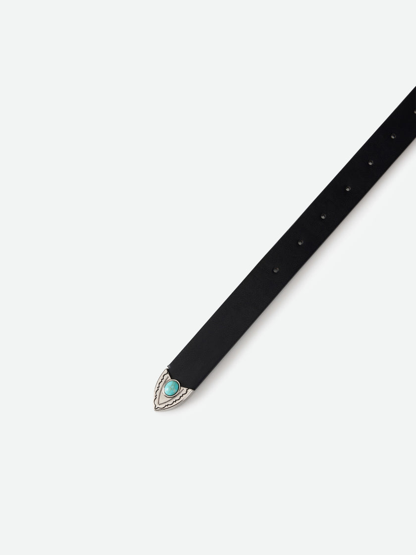 Minimal Turquoise Buckle Belt