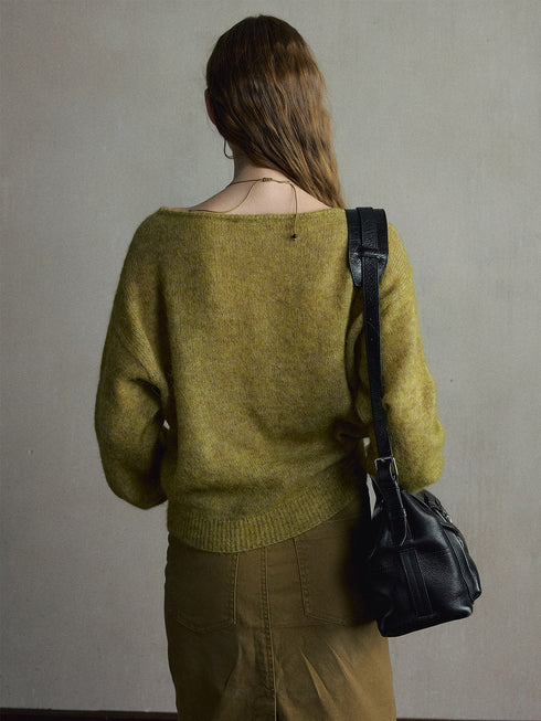 Cala Off-Shoulder Alpaca Top