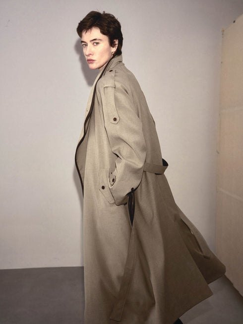 Astra Fold Collar Coat