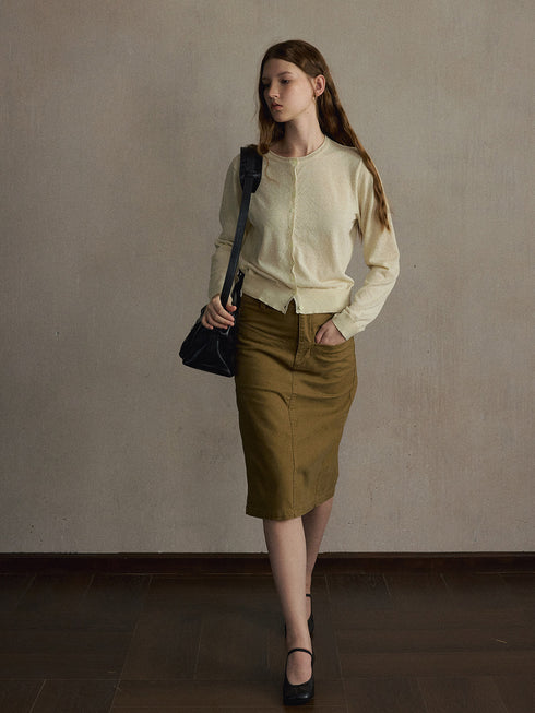 Nola Washed Utility Skirt