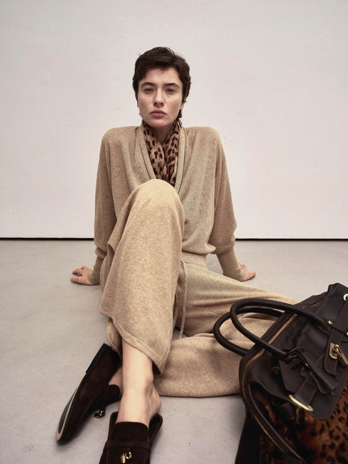 Liora Wide-Leg Wool Trousers