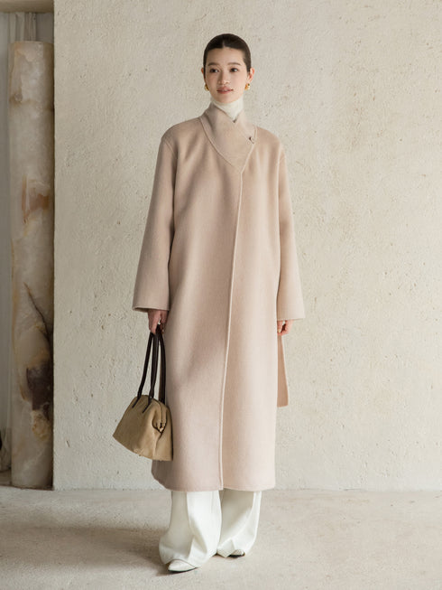 Mirelle Wool Scarf Coat