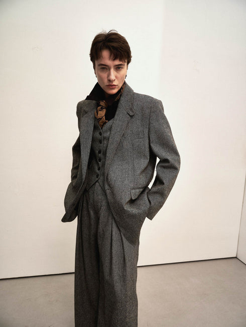 Orris Double-Breasted Wool Blazer