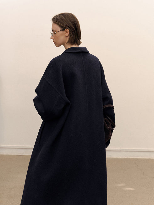 Elwen Wool Coat with Scarf