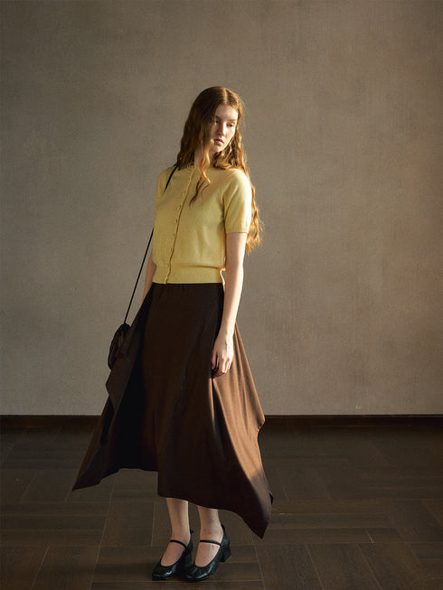 Elara Asymmetric Modal Skirt