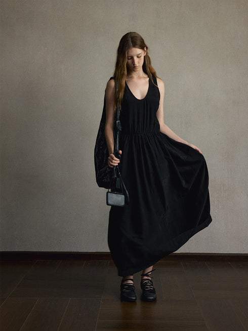 Mira Textured Midi Dress