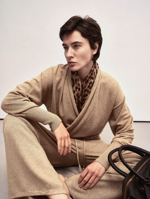 Liora Wide-Leg Wool Trousers