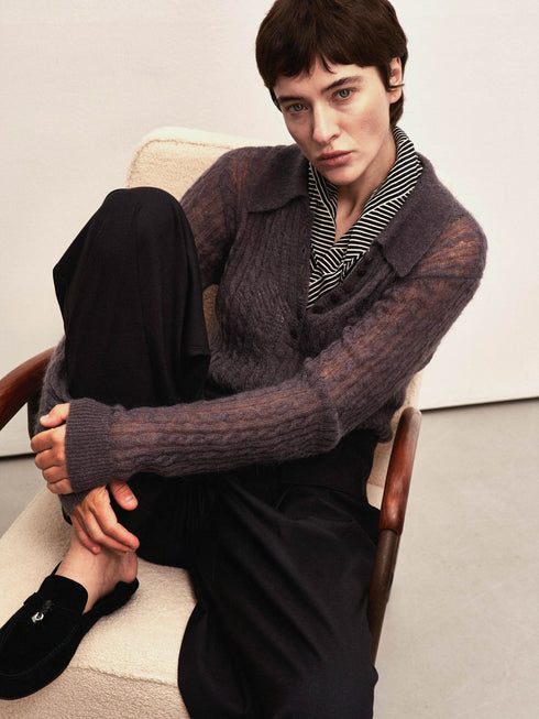 Sola Pleated Wide-Leg Trousers