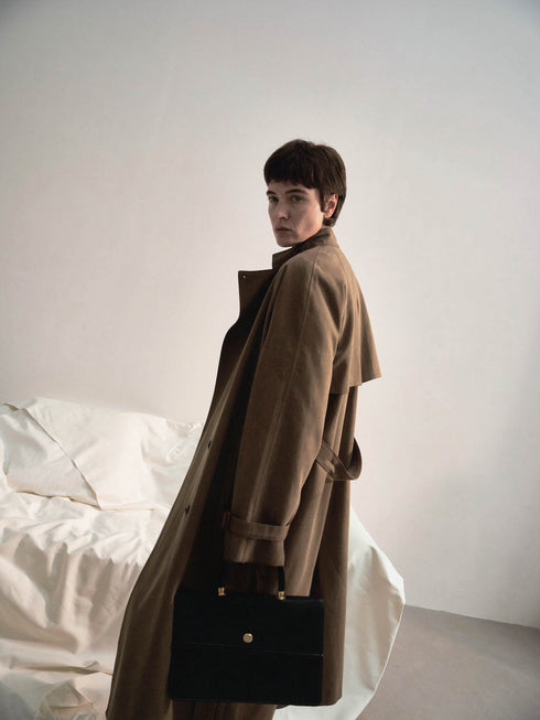 Eira Belted Tencel Coat
