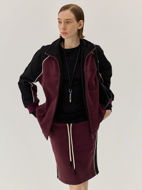 JASONWEI Contrast Zip Jacket