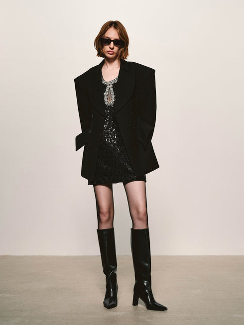 Flex-Peak Peplum Blazer