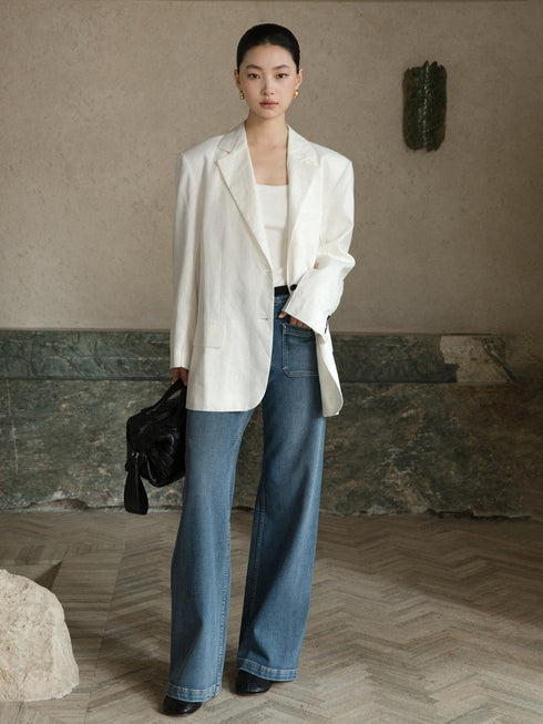 Elowen Relaxed Linen Blazer