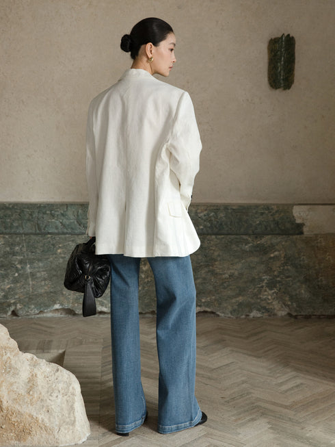 Elowen Relaxed Linen Blazer