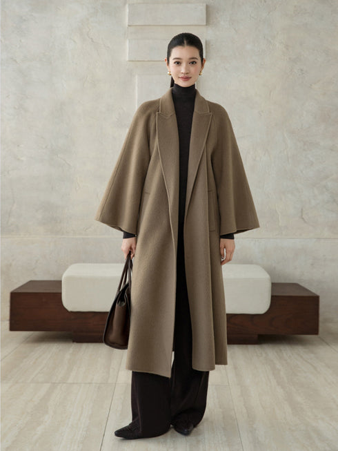 Wool Alpaca Long Coat