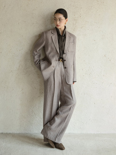 Eira Relaxed Linen-Blend Blazer