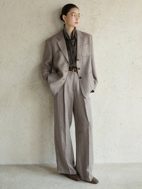 Eira Relaxed Linen-Blend Blazer