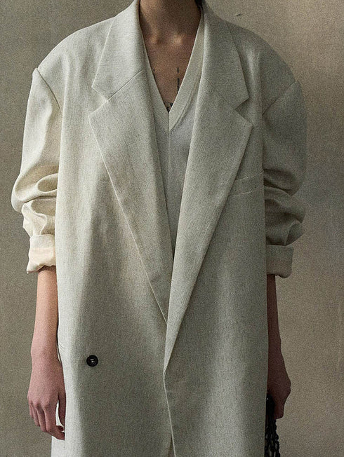 Linen Whisper Blazer