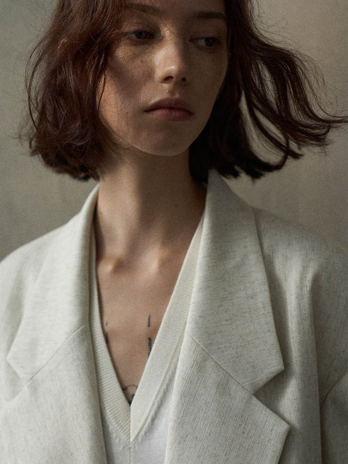 Blazer Whisper de Lino