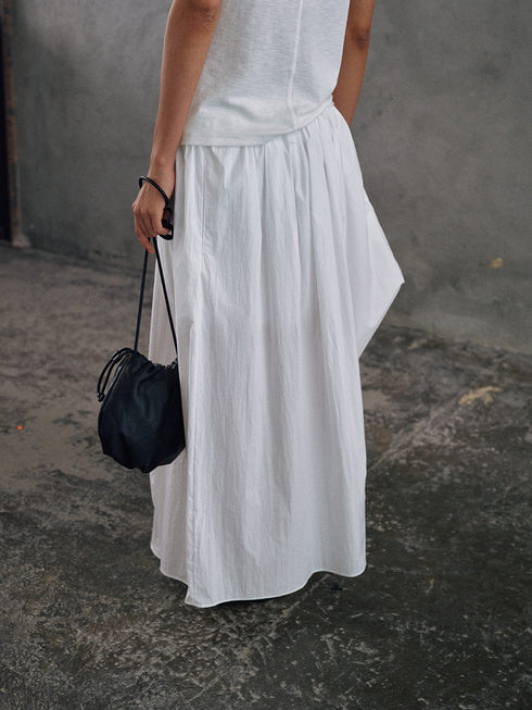 Nightfall Gathered Skirt