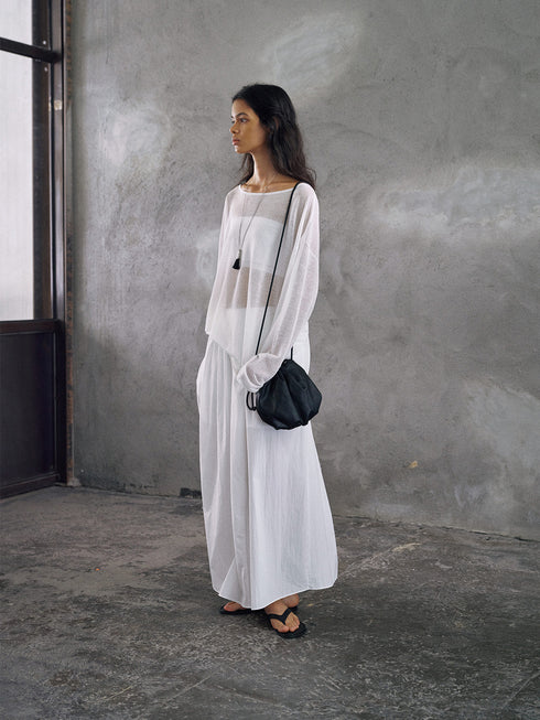 Nightfall Gathered Skirt
