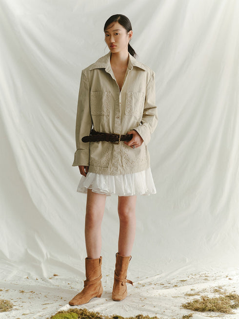 Mini Brodée D'un Blason