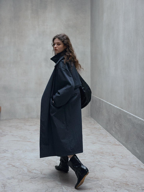 Mica Trench-Coat Voilé