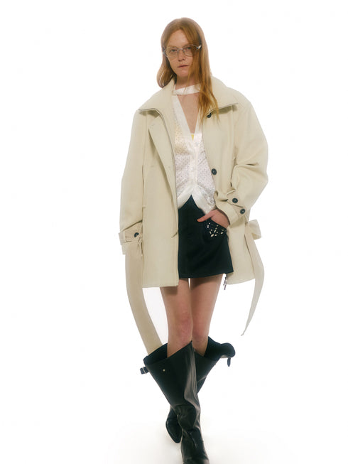 Blouse Transparente Argentée