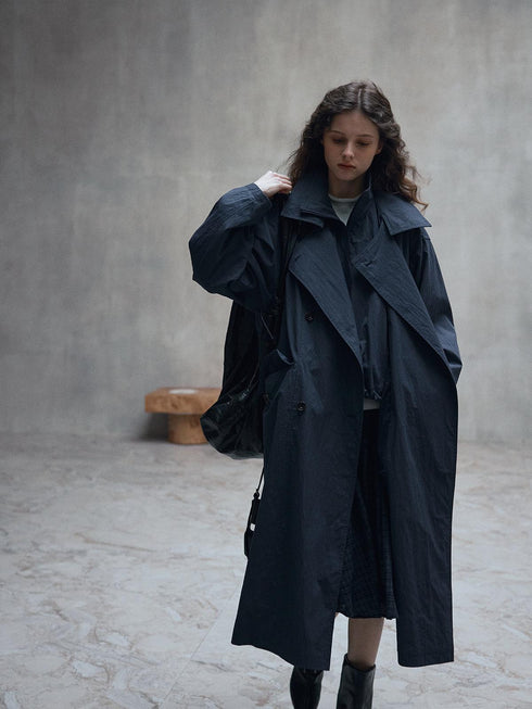 Mica Trench-Coat Voilé