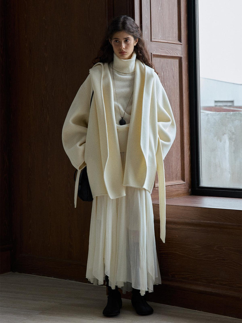 Strata Double-Faced Wool Coat