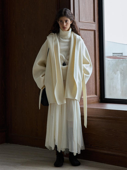 Strata Double-Faced Wool Coat