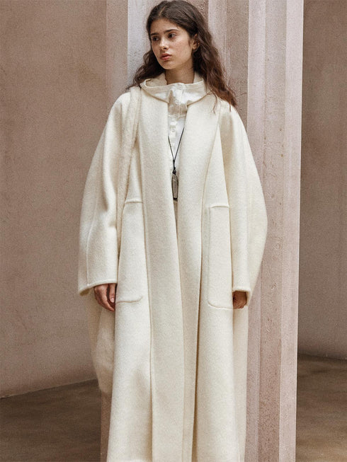 Vertex Double-Faced Robe Wool Coat