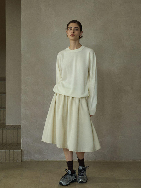 Sylva Casual Puff Skirt