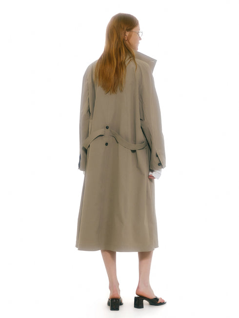 Manteau Long Ceinturé Cove