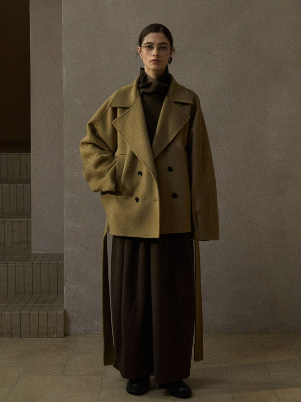 Vessel Dual-Breasted Wool Coat