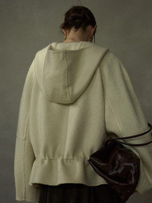 Arcadia Manteau en Laine Réversible