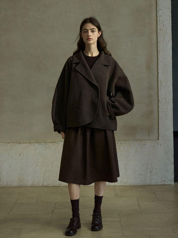 Nova Notched Wool Coat