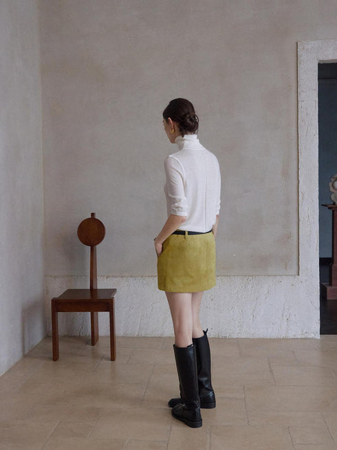 Noelle Wool Ribbed Layer Top