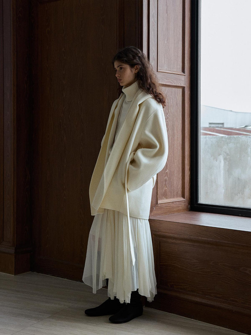 Strata Double-Faced Wool Coat