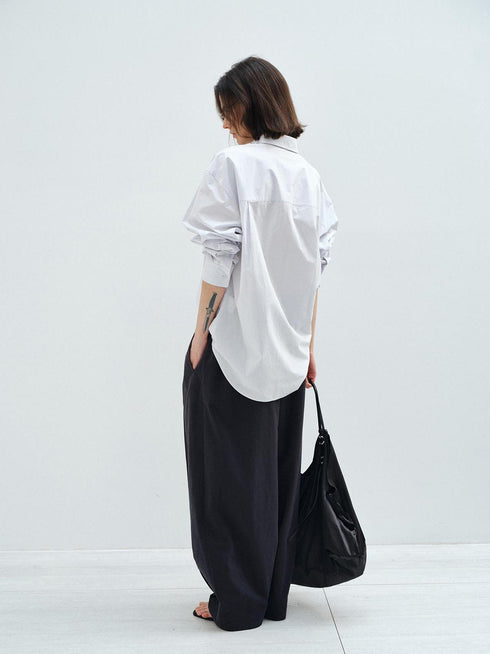 Umber Line Wool Trouser