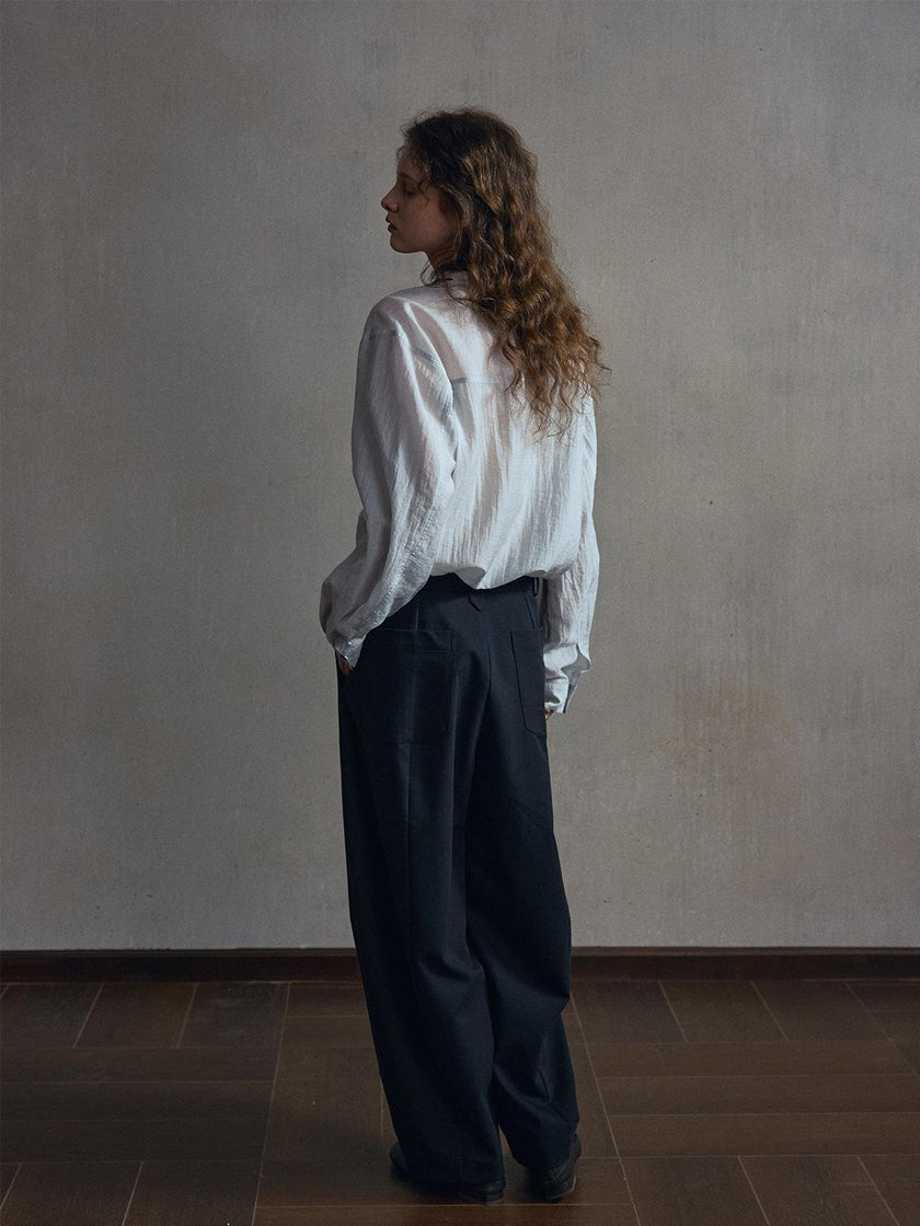 Opal Trace Silk-Blend Shirt