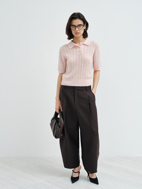 Pantalon Inkveil en mélange de lin