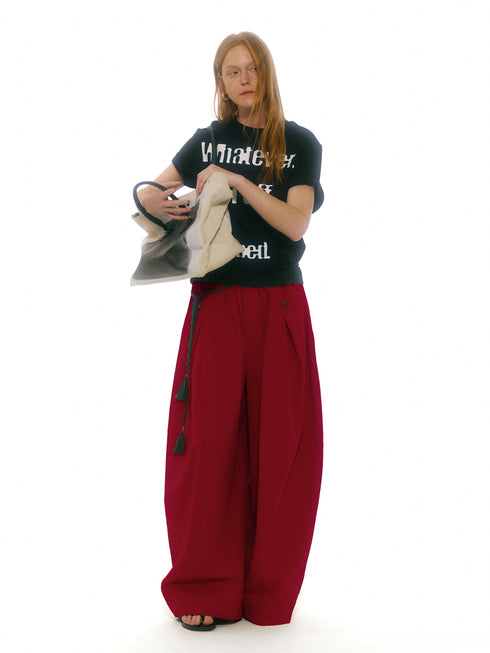 Pantalon Coupe Colonne Ardoise