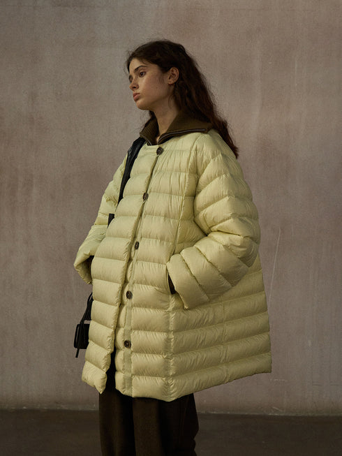 Chaqueta Acolchada Marfil