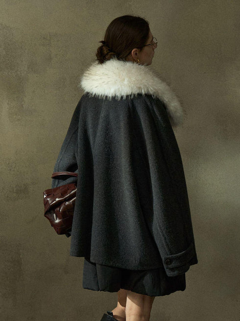 Deco Veste en Laine Réversible