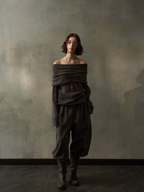 Cala Jersey de Hombros Descubiertos