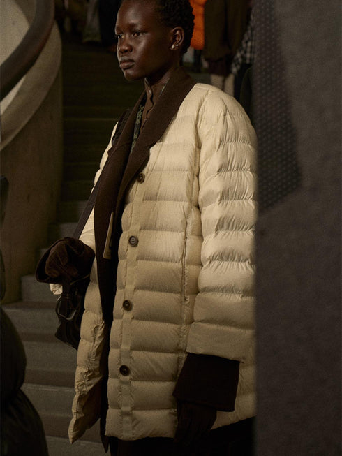 Chaqueta Acolchada Marfil