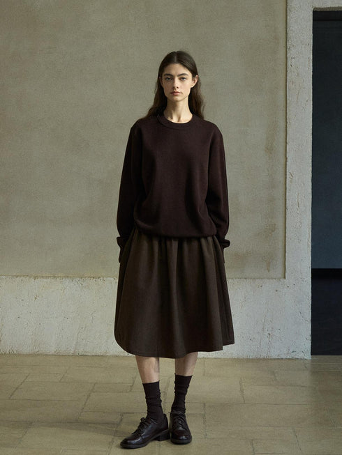 Seren Pull en Laine Col Rond