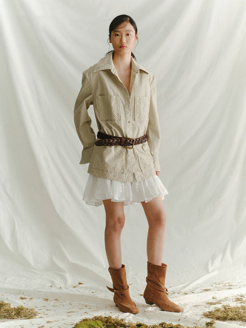 Mini Brodée D'un Blason